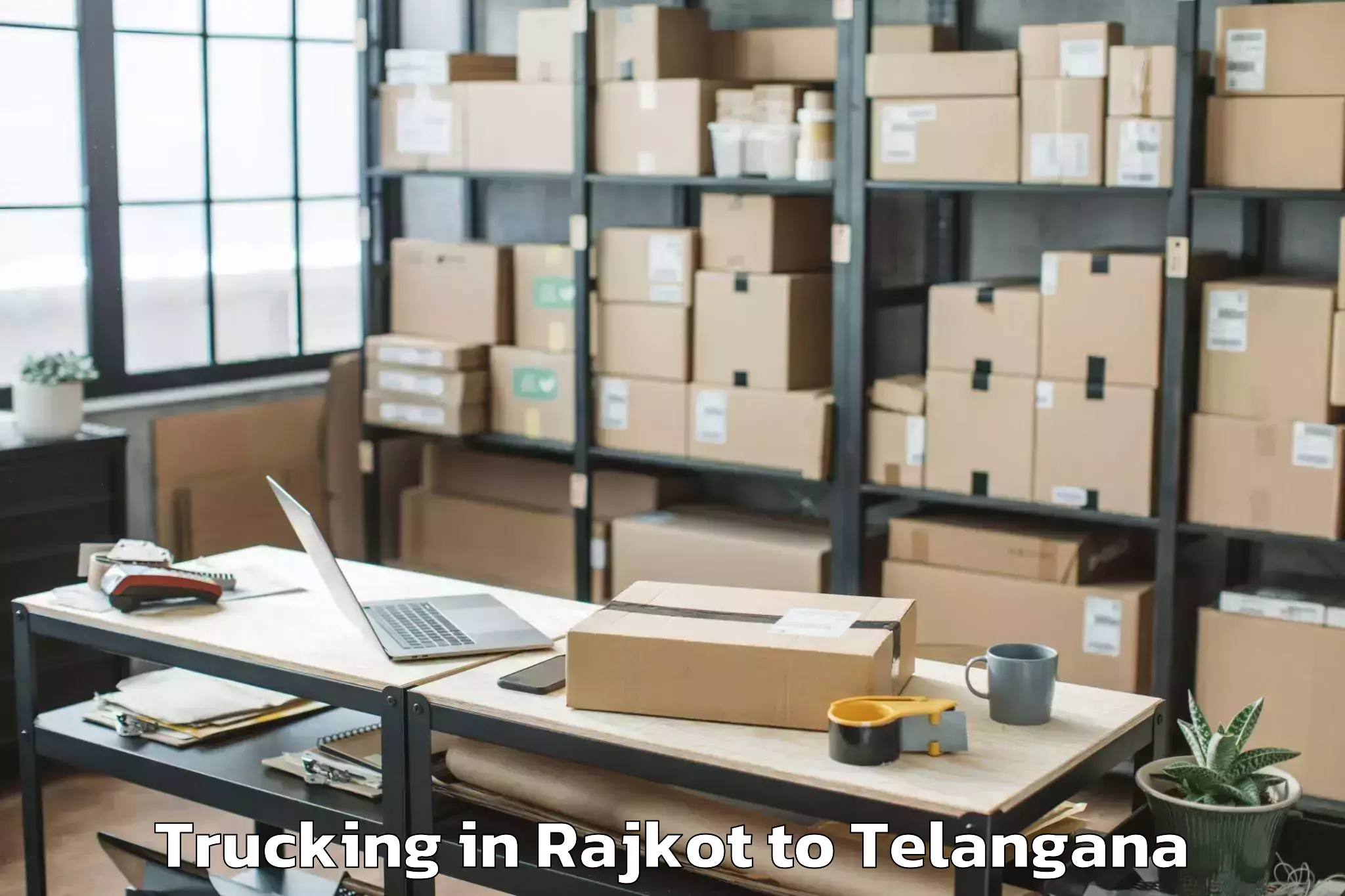 Expert Rajkot to Himayatnagar Trucking